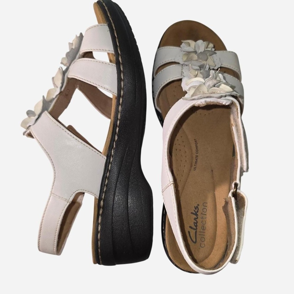 Women's Size 8.5 Clarks Merliah Sheryl embellished slingback sandals